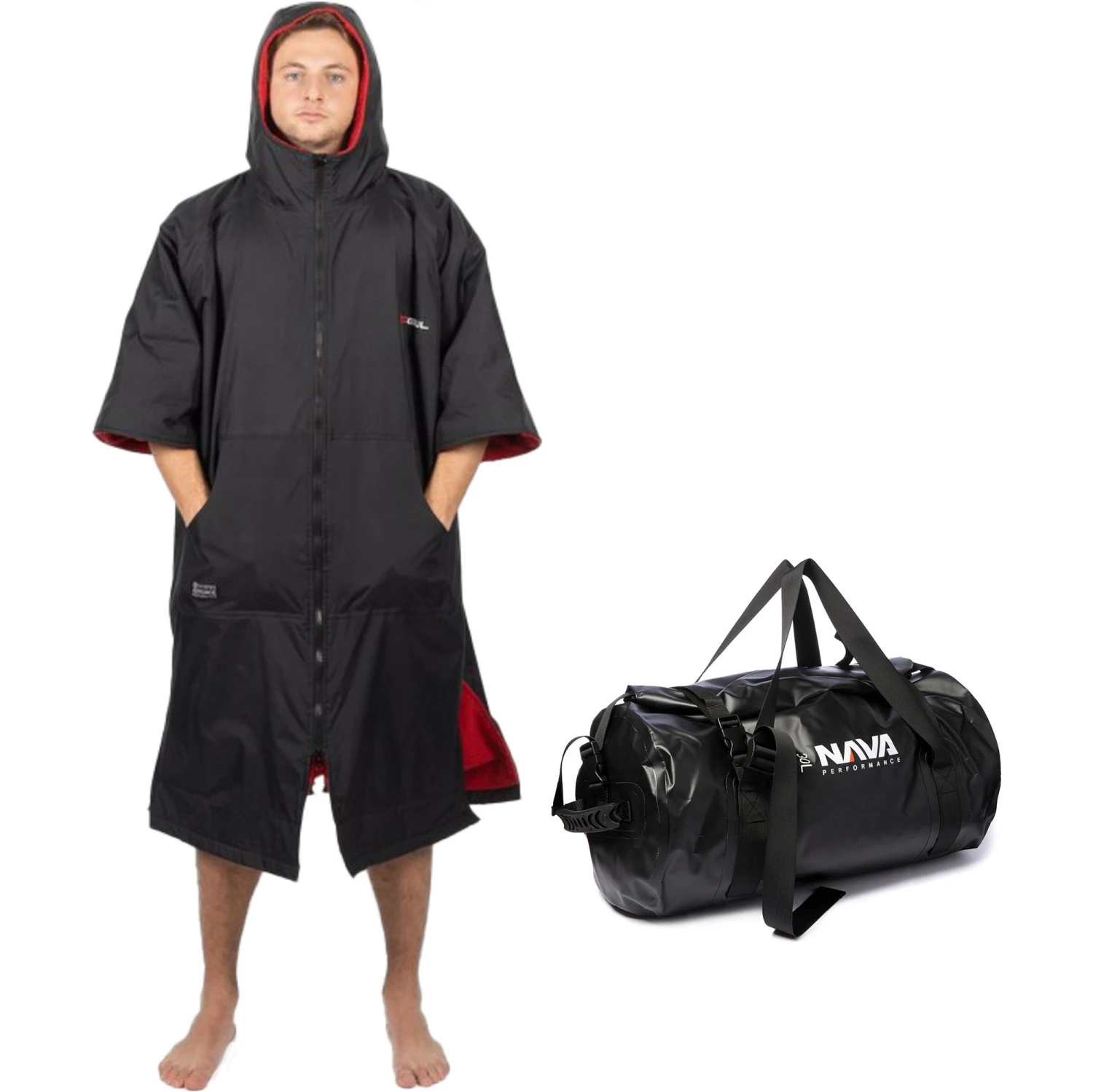 Gul Evorobe Hooded Changing Robe & Nava Performance 30L Duffel Bag Bundle 1 Gul Evorobe Hooded Changing Robe & Nava Performance 30L Duffel Bag Bundle