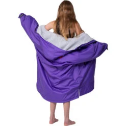 Advance Junior Long Sleeve Change Robe -Diving Equipment Store 202320Dryrobe20Advance20Junior20Long20Sleeve20Changing20Robe20Poncho20DR10420 20Purple20Grey205.2000x2000