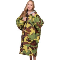 Advance Junior Short Sleeve Change Robe -Diving Equipment Store 202320Dryrobe20Advance20Junior20Short20Sleeve20Changing20Robe20Poncho20DR10020 20Camo20Grey208.2000x2000