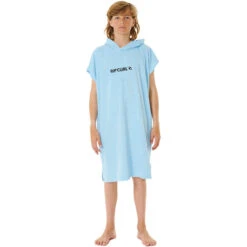 Rip Curl Junior Brand Hooded Towel Changing Robe / Poncho