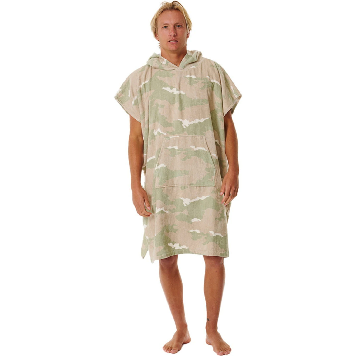 Rip Curl Mens Combo Hooded Towel Changing Robe / Poncho 1 Rip Curl Mens Combo Hooded Towel Changing Robe / Poncho