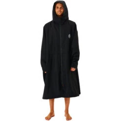 Rip Curl Surf Series Hooded Changing Robe / Poncho -Diving Equipment Store 202320Rip20Curl20Mens20Surf20Series20Hooded20Changing20Robe20Poncho20005MTO20 20Black20front.2000x2000