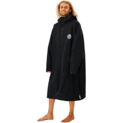 Rip Curl Surf Series Hooded Changing Robe / Poncho -Diving Equipment Store 202320Rip20Curl20Mens20Surf20Series20Hooded20Changing20Robe20Poncho20005MTO20 20Black20side.2000x2000