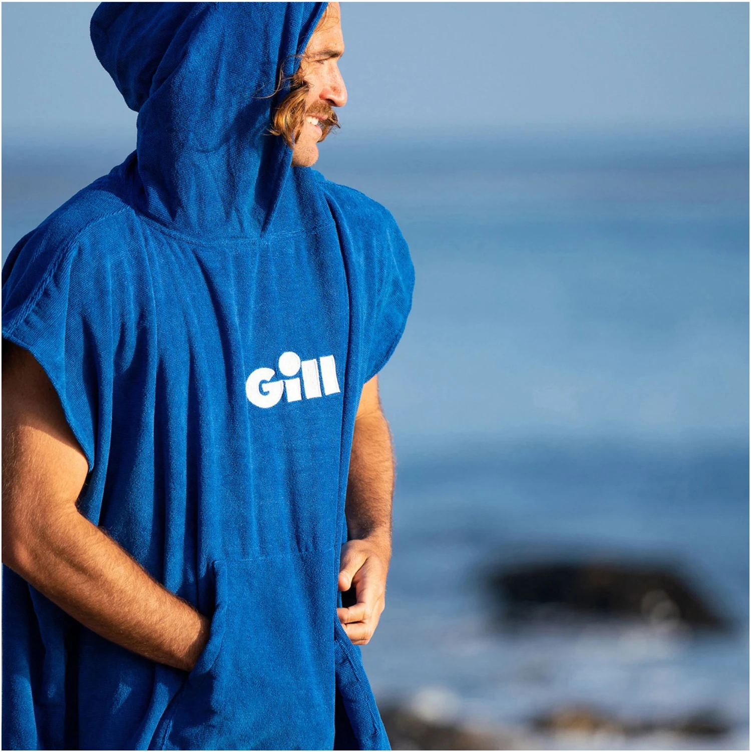 GILL Hooded Towel Changing Robe / Poncho 3 GILL Hooded Towel Changing Robe / Poncho - Image 3