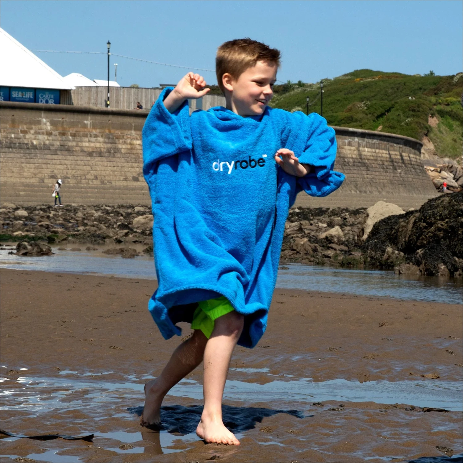 Junior Organic Cotton Hooded Towel Change Robe V3 6 Junior Organic Cotton Hooded Towel Change Robe V3 - Image 6