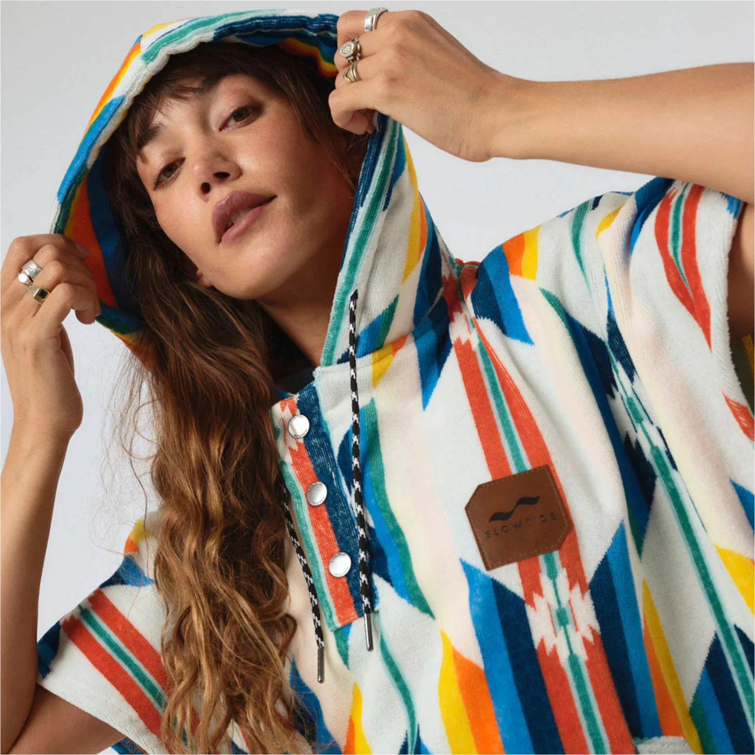 Slowtide York Hooded Towel Change Robe / Poncho 5 Slowtide York Hooded Towel Change Robe / Poncho - Image 5