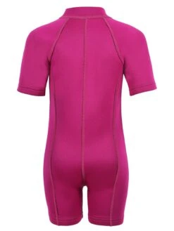 Essentials Baby Swim Kit - Aquatica Wetsuit + Swim Nappy + Swim Vest (Raspberry) -Diving Equipment Store aquatica baby raspberry back 3 6