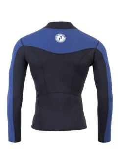 Two Bare Feet Mens Aspect Fleece Lined Zipless Thermal 2.5mm Superstretch Wetsuit Top & Pants Set (Black/Blue) -Diving Equipment Store m165yc 9