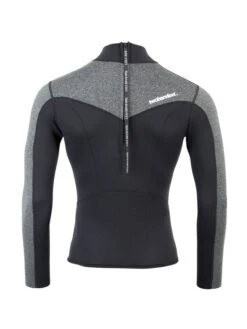 Two Bare Feet Mens Aspect Back Zip 2.5mm Wetsuit Jacket (Black/Grey) 12 Two Bare Feet Mens Aspect Back Zip 2.5mm Wetsuit Jacket (Black/Grey) -Diving Equipment Store mens aspect back zip jacket black delta 5 5