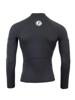 Two Bare Feet Perspective Half Zip 2.5mm Wetsuit Jacket (Black) -Diving Equipment Store unisex perspective half zip jacket black 5